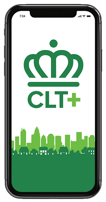 CLT+ App Screen CLT+ App Screen